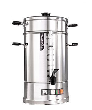 Hogastra Kaffeemaschine CNS 160 ECO Line mit flachem Deckel, 2 - 20,0 Liter