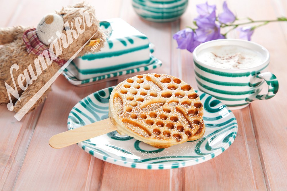 Neumärker Waffel-Bärchen am Stiel Wechselplatten für Thermocook®